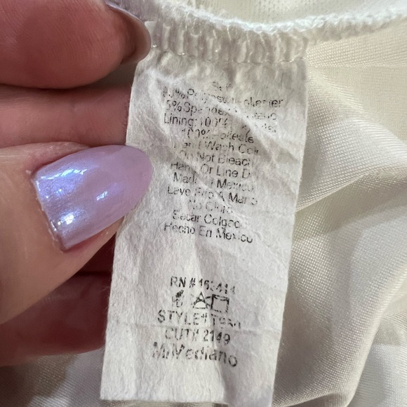 21 Saints Twisted Front Ivory Long Sleeve Top - Picture 10 of 11